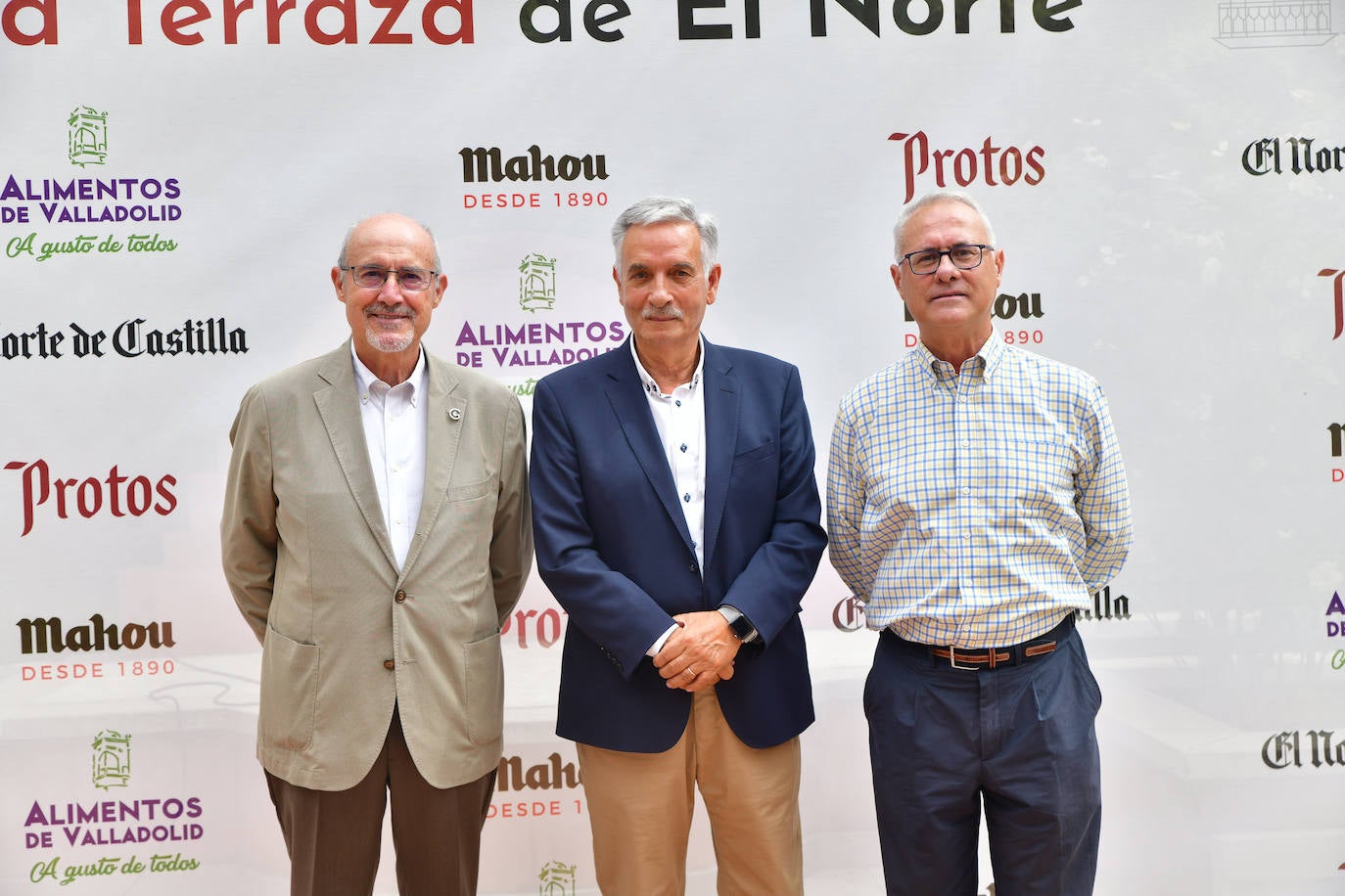 José Rebollo, Artemio Domínguez y Ángel Abengochea (AECC).