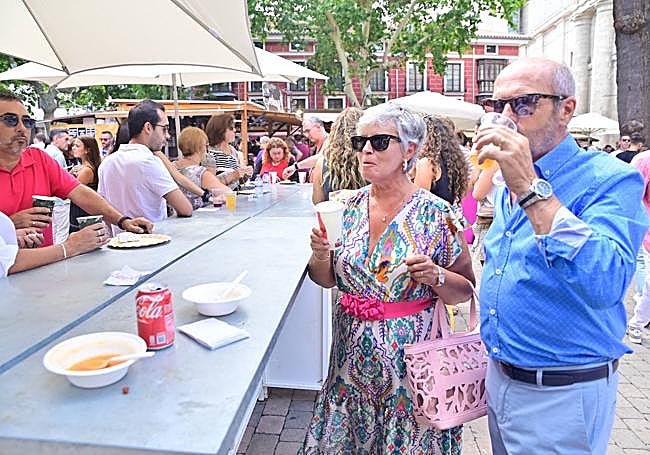 Pedro y Feli disfrutaron a lo grande este viernes festivo