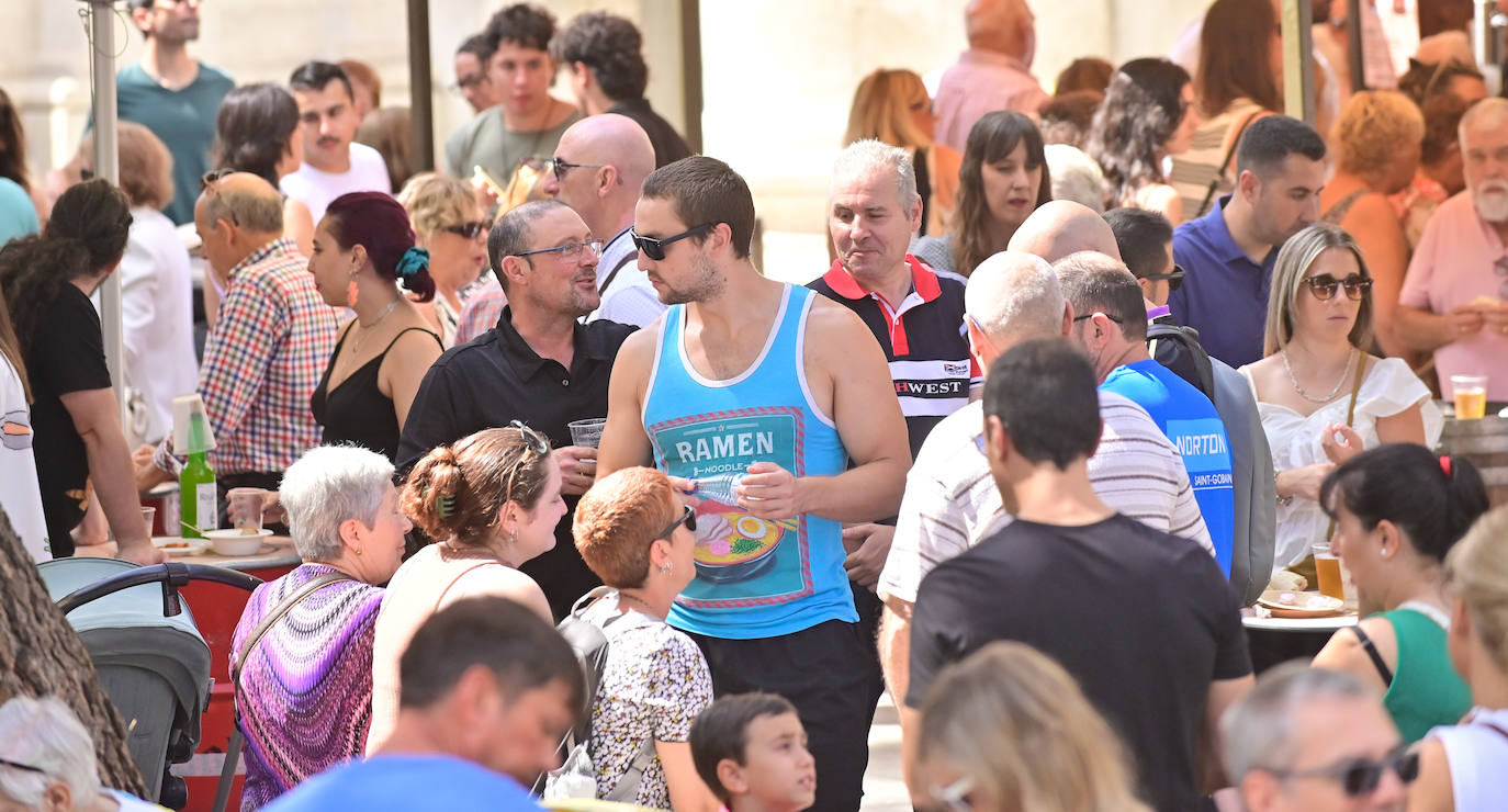 Llenazo en las casetas de la Feria de Día de las Fiestas de Valladolid 2023