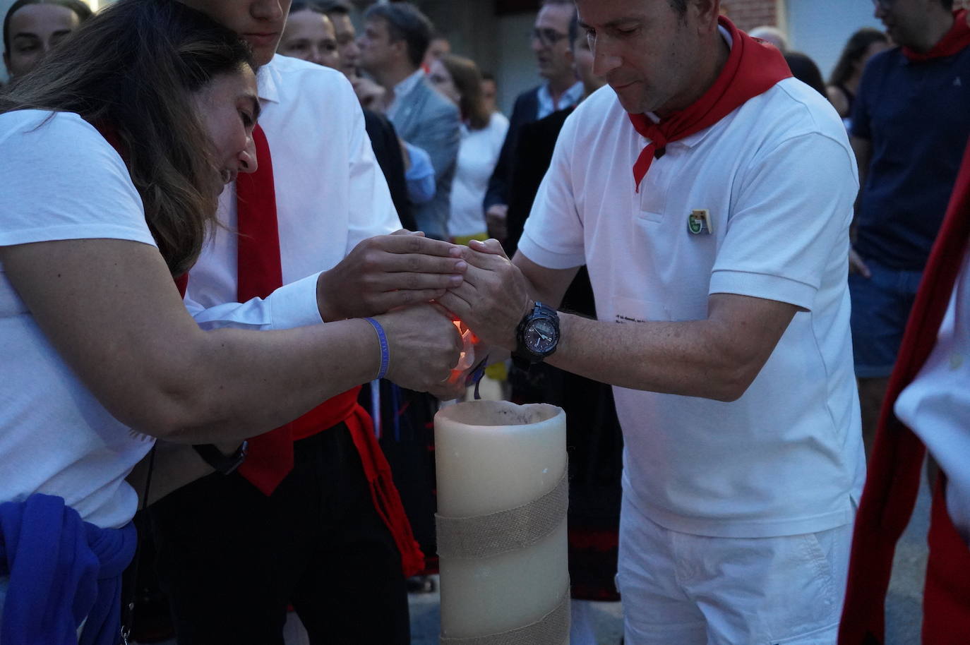 Ofrenda de Los Cirios en Santa María la Real de Nieva