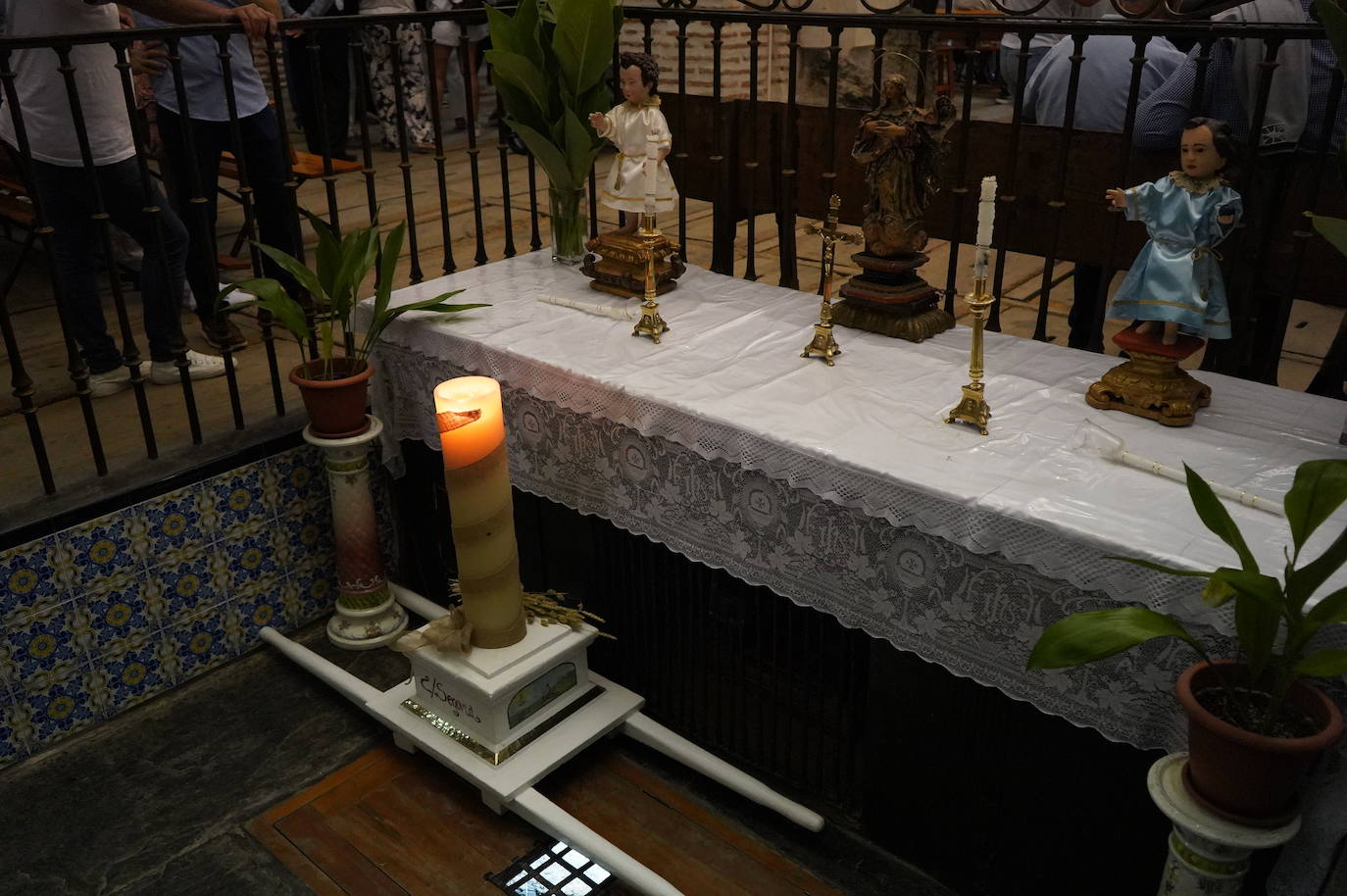 Ofrenda de Los Cirios en Santa María la Real de Nieva