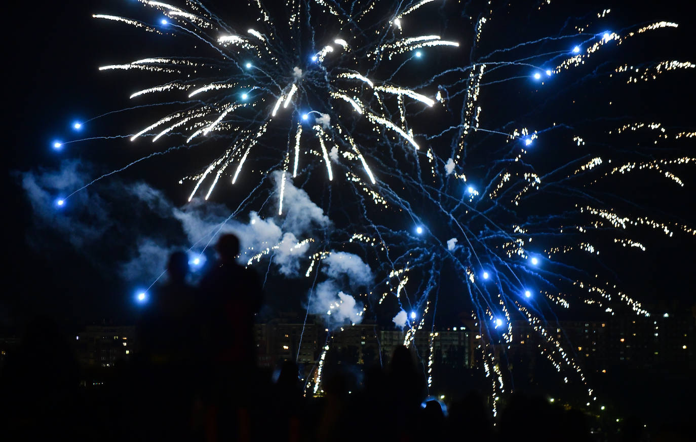 Los últimos fuegos artificiales de estas Fiestas de Valladolid 2023