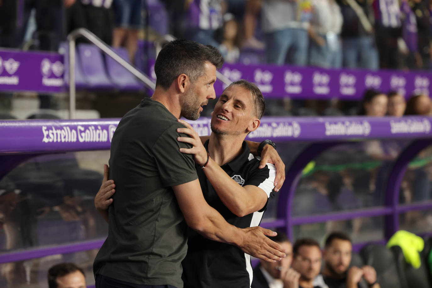 El partido entre el Real Valladolid y el Elche, en imágenes