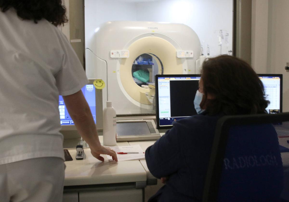 Servicio de Radiología del Hospital de Segovia.