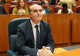 Tomás Quintana, Procurador del Común, en mayo pasado, en las Cortes.