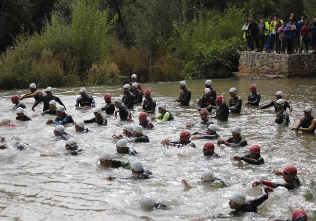 Prueba de natación en 2019