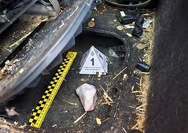 La droga, en el maletero del coche.