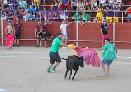 Festejo taurino en Baltanás.