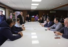 Sesión en una de las mesas de la lonja de Salamanca