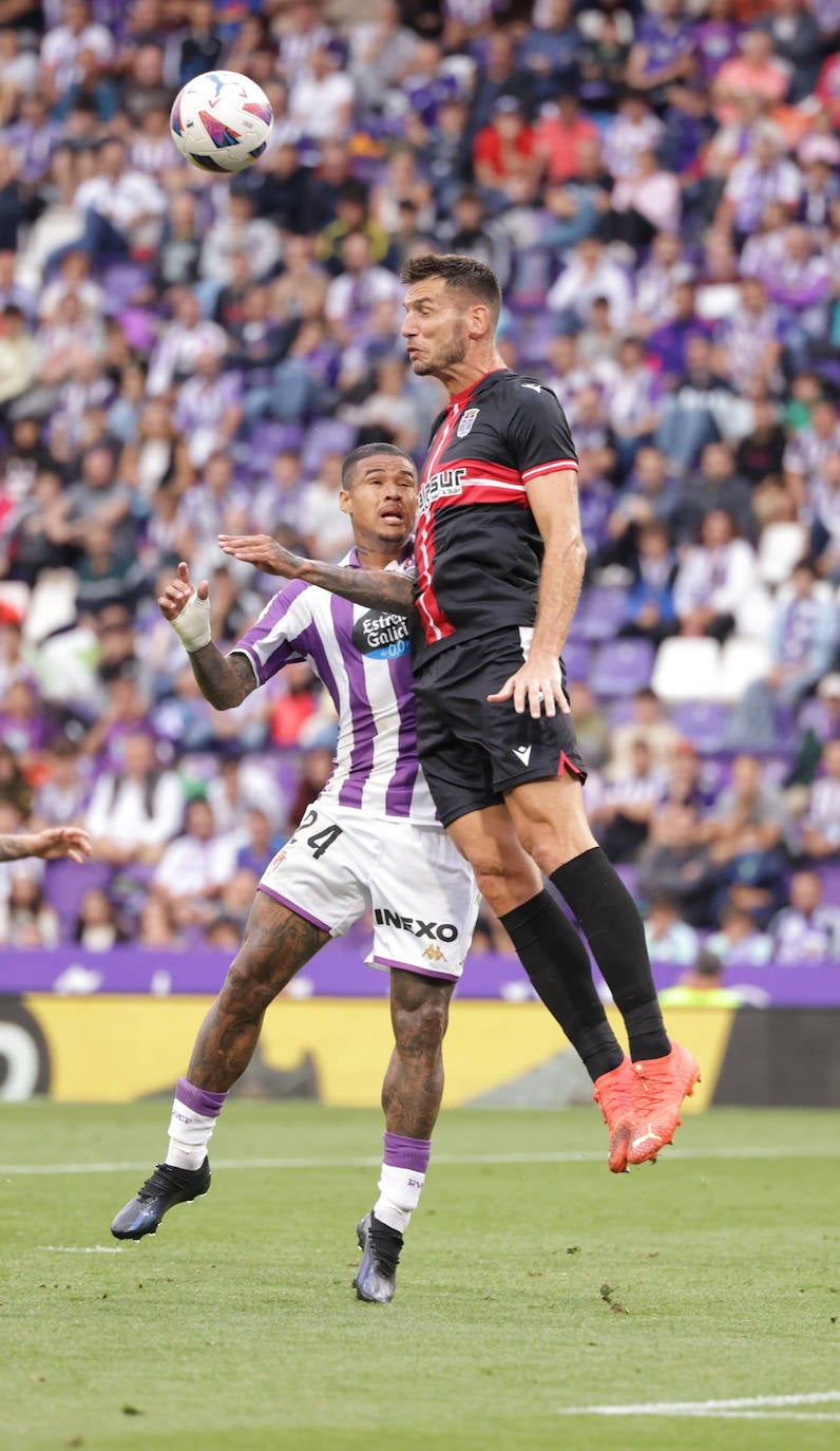 El partido entre el Real Valladolid y el Cartagena, en imágenes