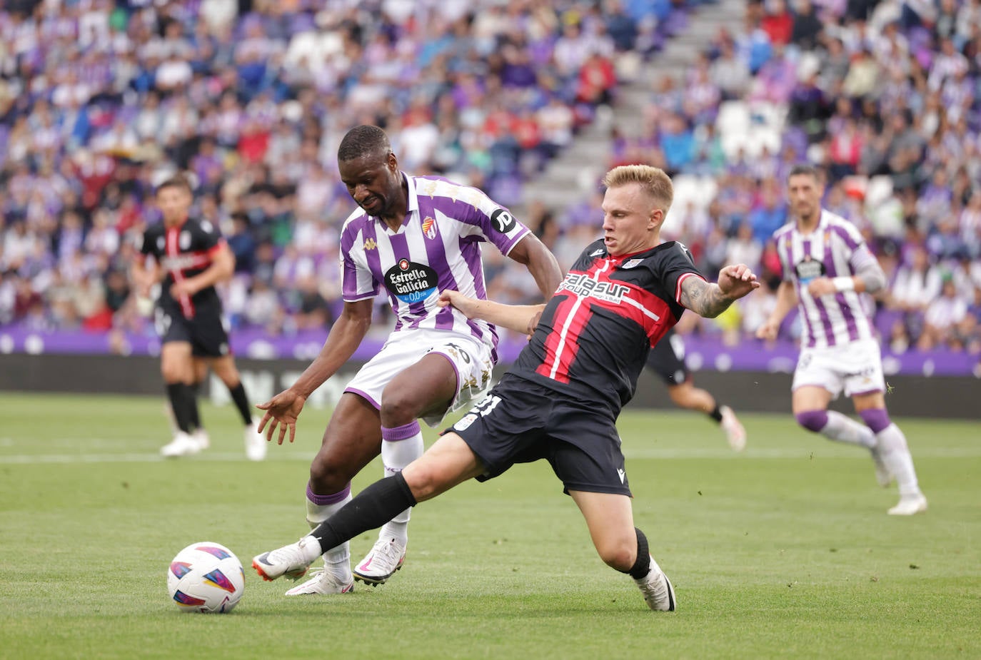 El partido entre el Real Valladolid y el Cartagena, en imágenes