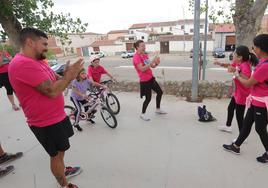 Llegada a meta de una participante.