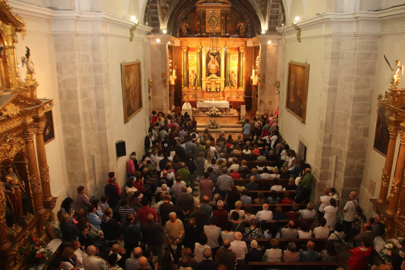 Romería de la Virgen del Henar pasada por agua