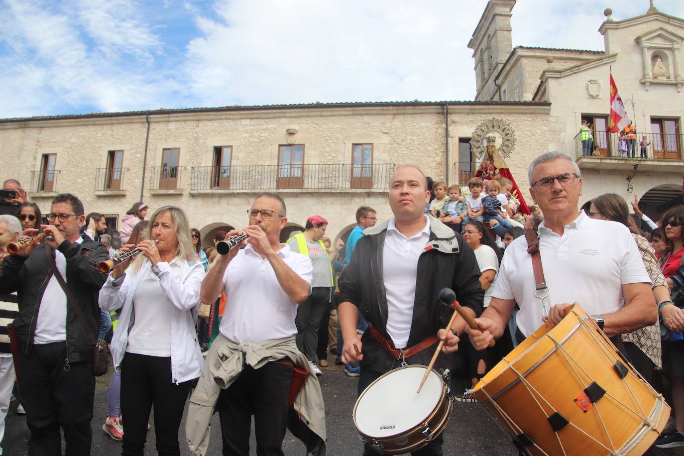 Romería de la Virgen del Henar pasada por agua