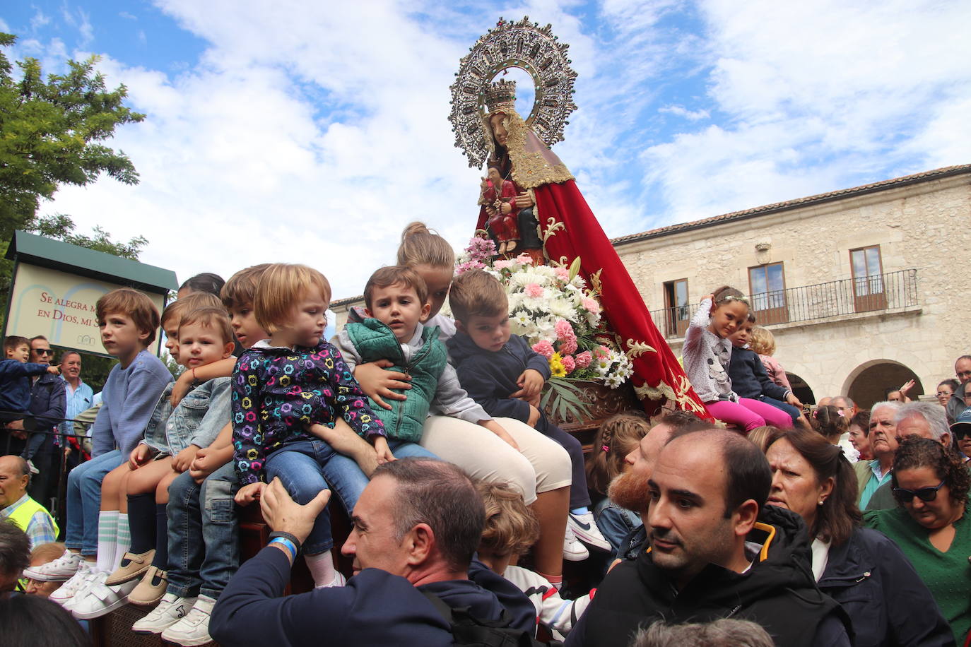 Romería de la Virgen del Henar pasada por agua