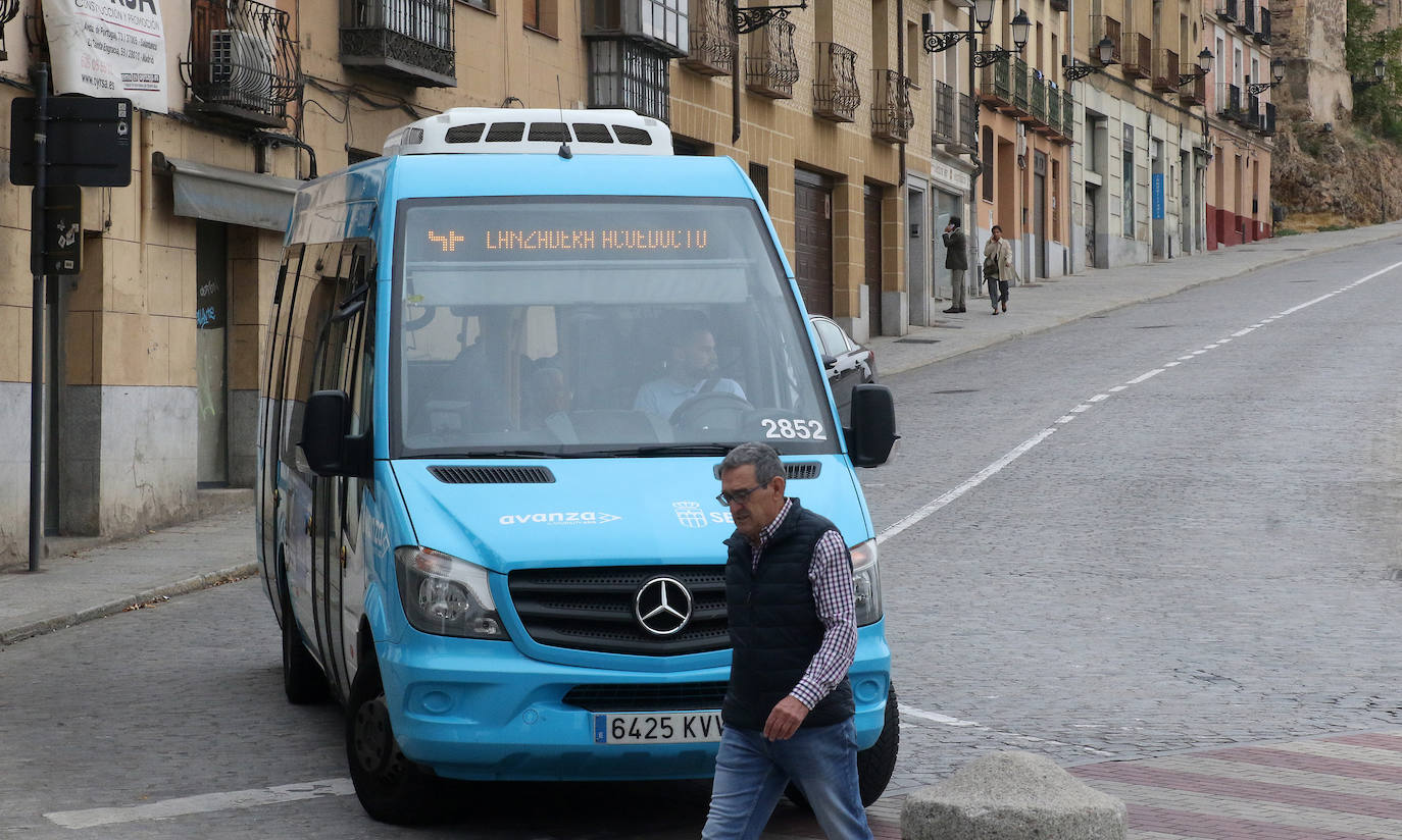 Primer ensayo con lanzaderas desde el Acueducto