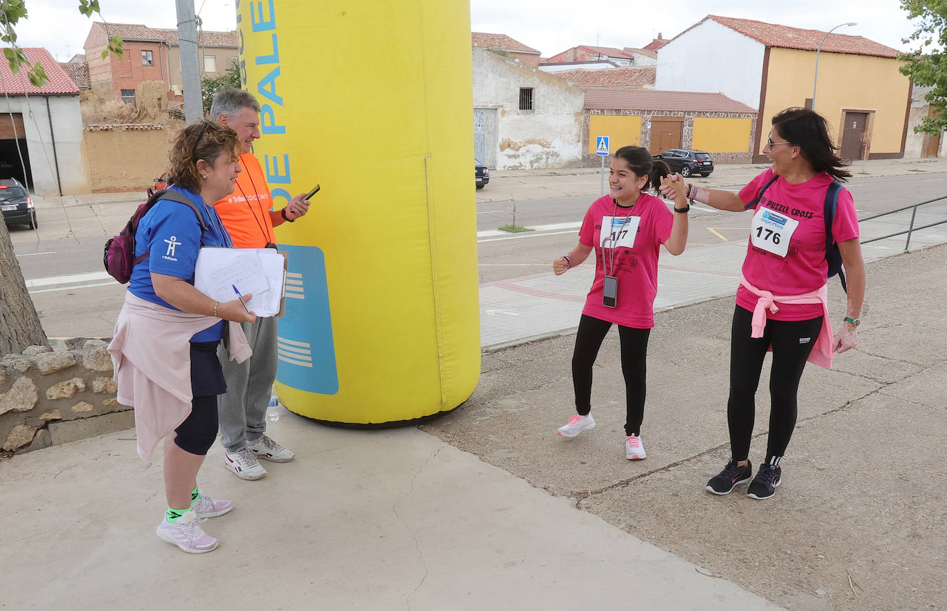 Puzzles y kilómetros solidarios en Paredes de Nava