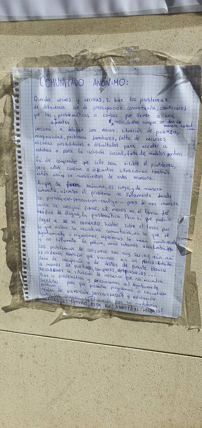 Comunicado anónimo en algunos portales del Carmen.