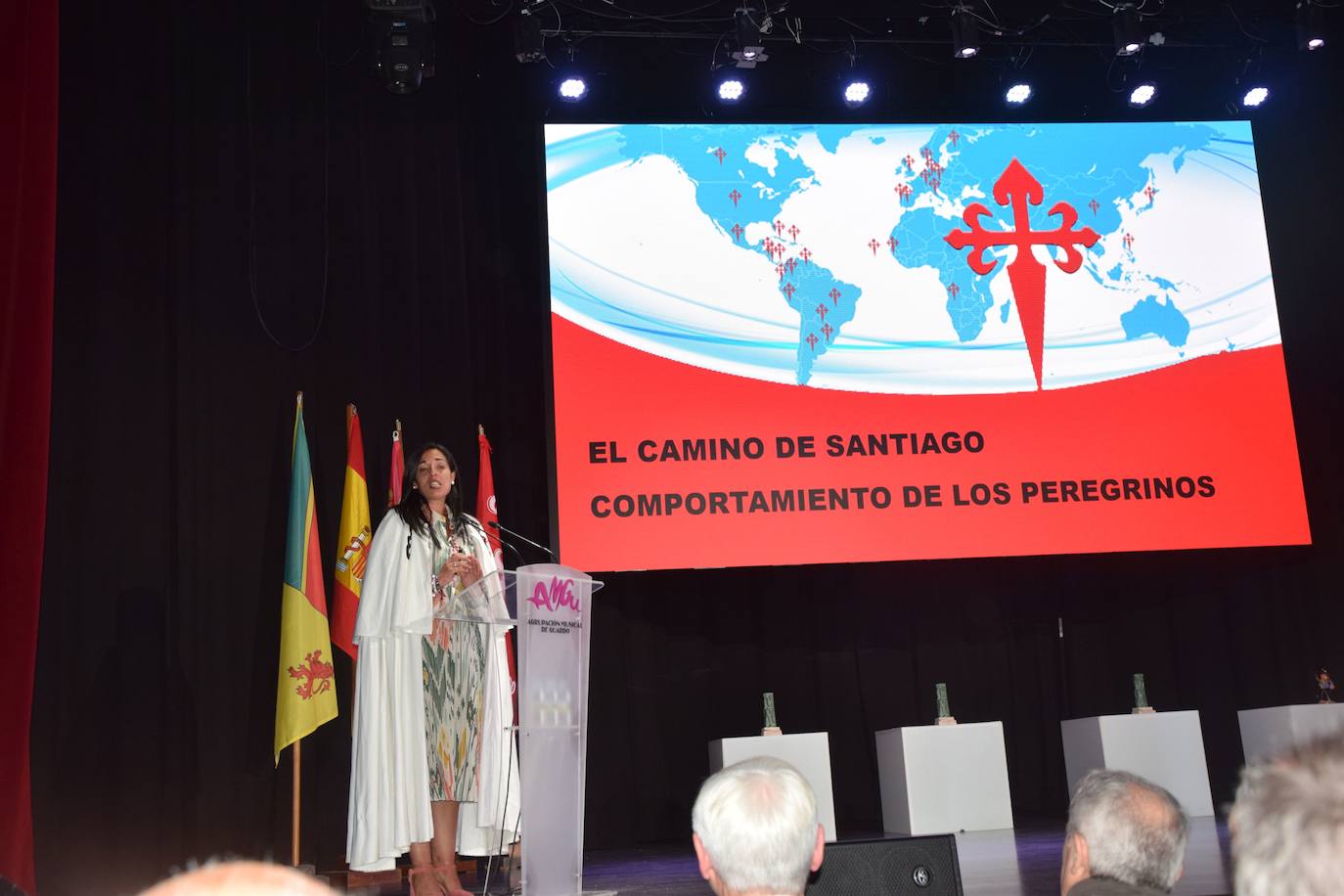 Homenaje en Guardo al peregrino