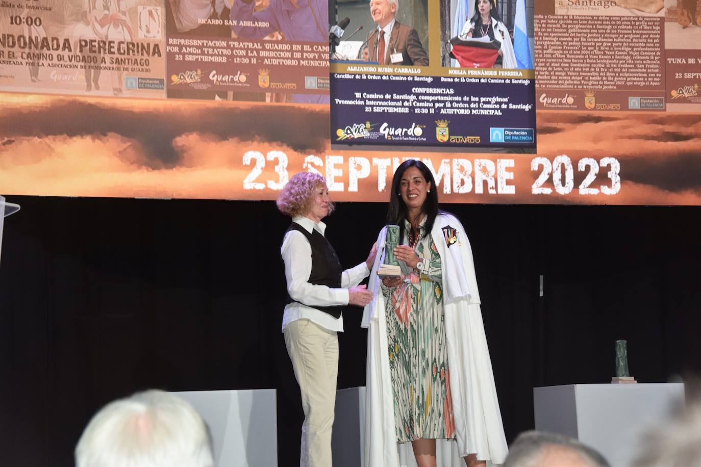 Homenaje en Guardo al peregrino
