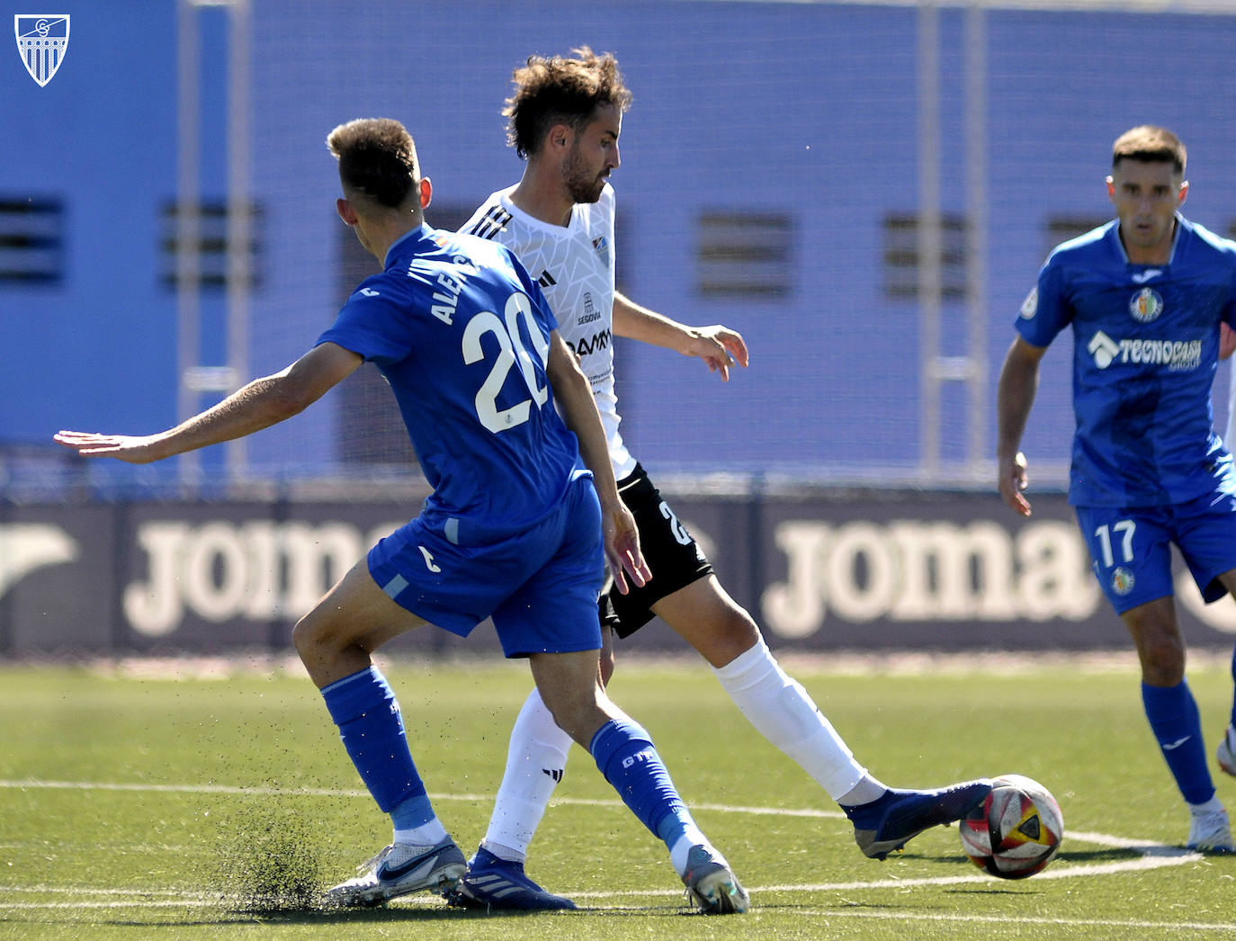 El empate entre el Getafe B y la Segoviana, en imágenes