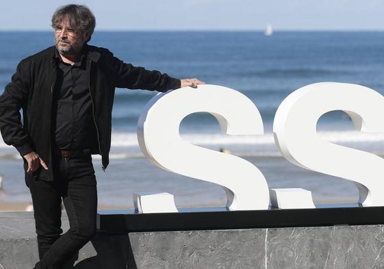 Jordi Évole, durante la presentación del documental 'No me llame Ternera' el pasado sábado en el Festival de Cine de San Sebastián.