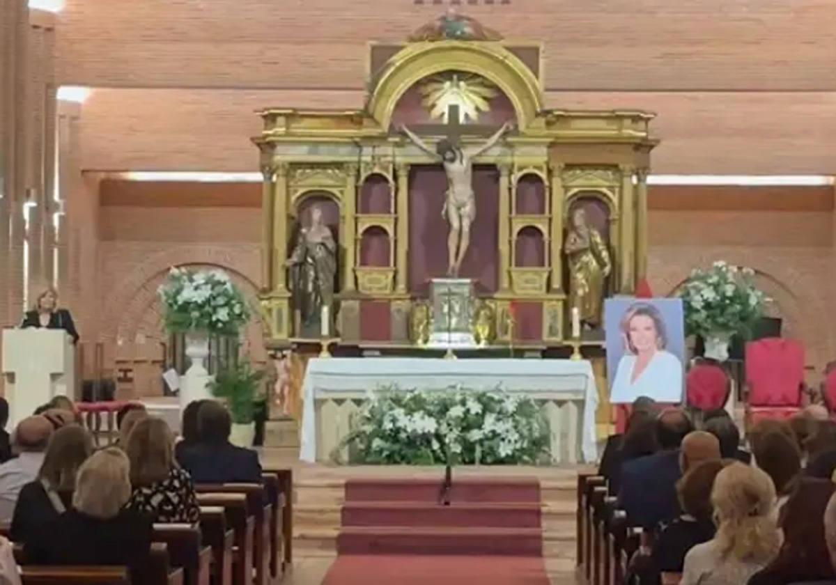 Iglesia Santa María de Caná de Pozuelo de Alarcón donde se ha oficiado la misa funeral en recuerdo de María Teresa Campos.