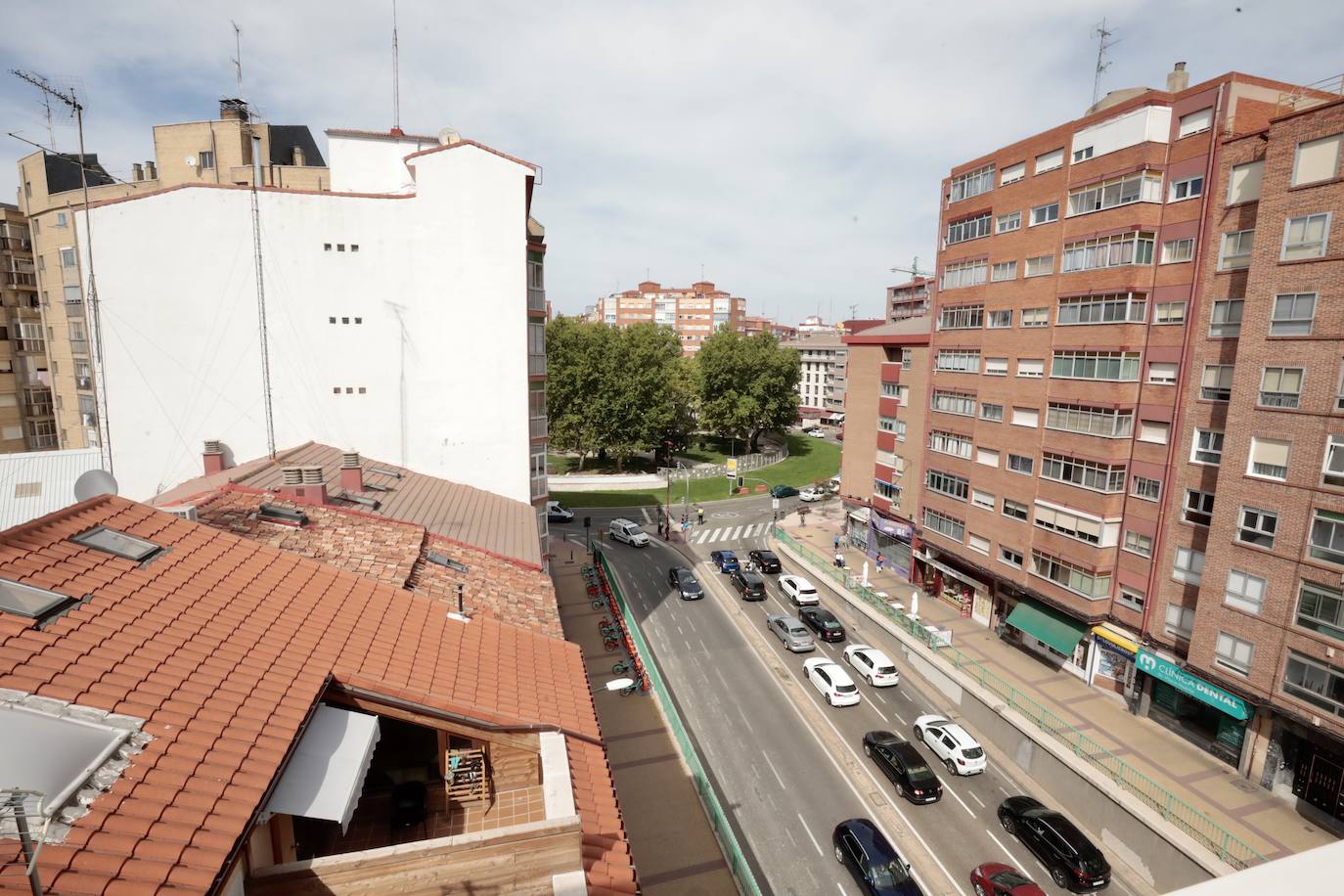 El nuevo edificio que se está construyendo en la plaza Circular