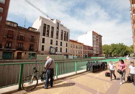 El nuevo edificio que se está construyendo en la plaza Circular