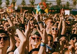 Público en un concierto.