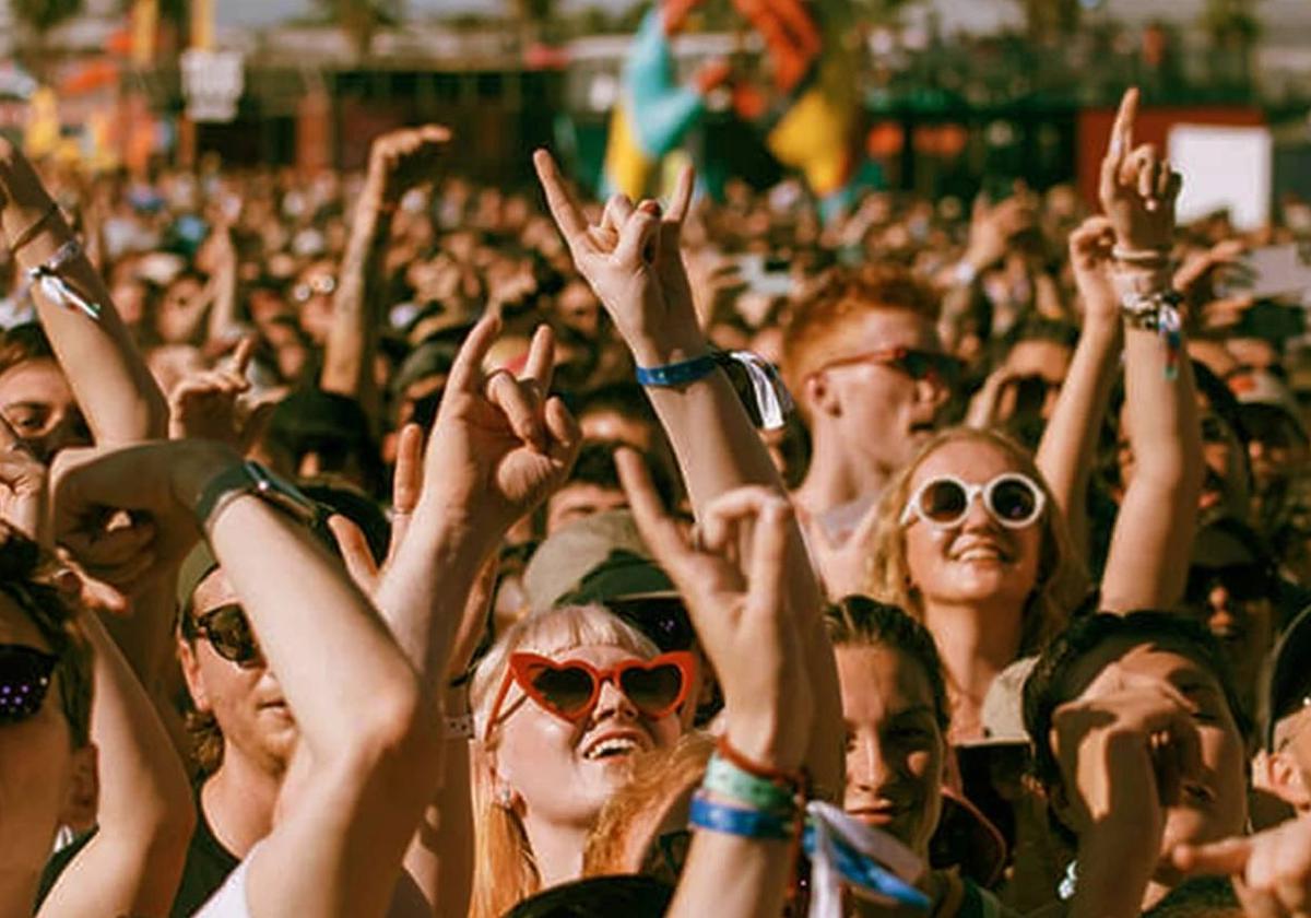 Público en un concierto.