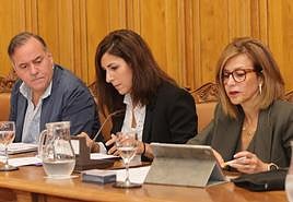 Los concejales de Vamos Palencia.