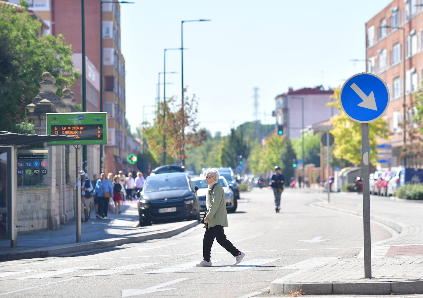 Avenida de Segovia, la entrada al barrio de Las Delicias