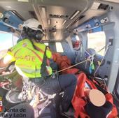 Rescatado en helicóptero un sexagenario tras sentirse indispuesto en los Picos de Urbión