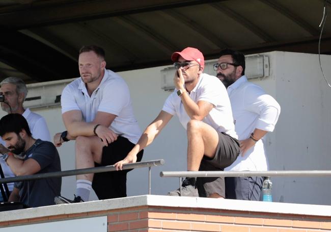 Vista desde la torreta, con Juan Carlos Pérez (ahora director deportivo) en su posición habitual.