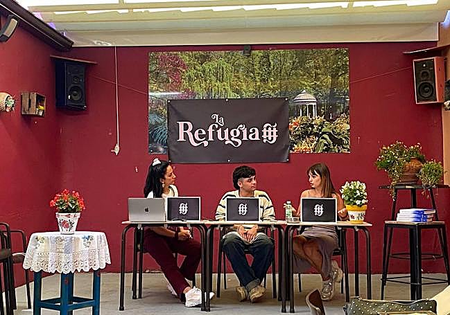 En la jornada también se realizaron entrevistas en formato podcast