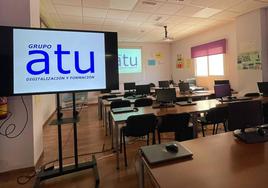 Una de las aulas del GRUPO atu.