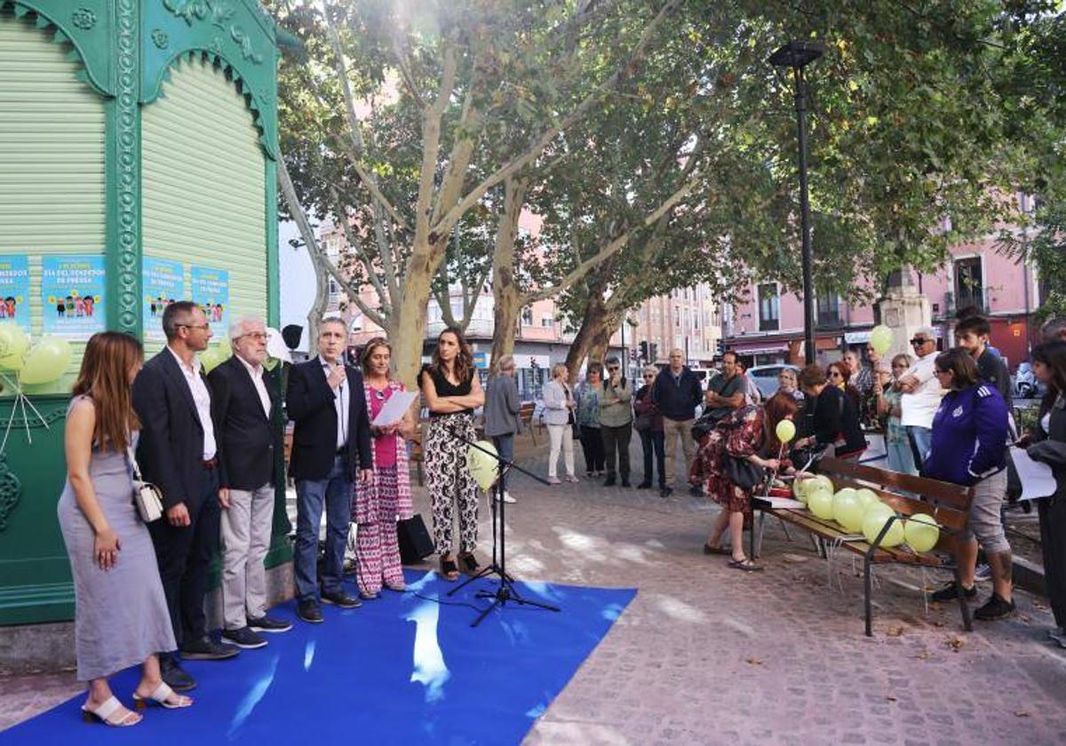 Día del Vendedor de Prensa celebrado este jueves en la plaza de Caño Argales.