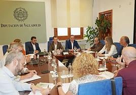 Reunión de la Mesa del Diálogo Social, celebrada este jueves.