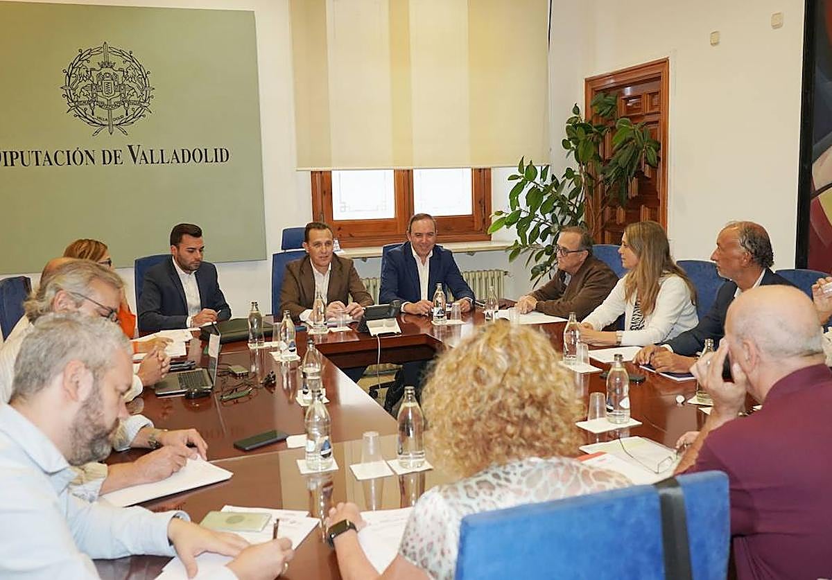 Reunión de la Mesa del Diálogo Social, celebrada este jueves.