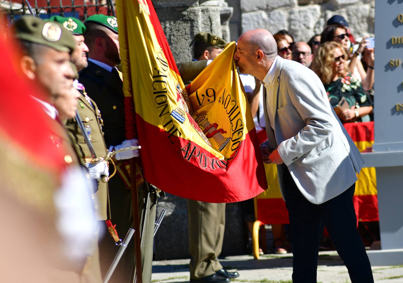 En imágenes, la jura de bandera en Valladolid