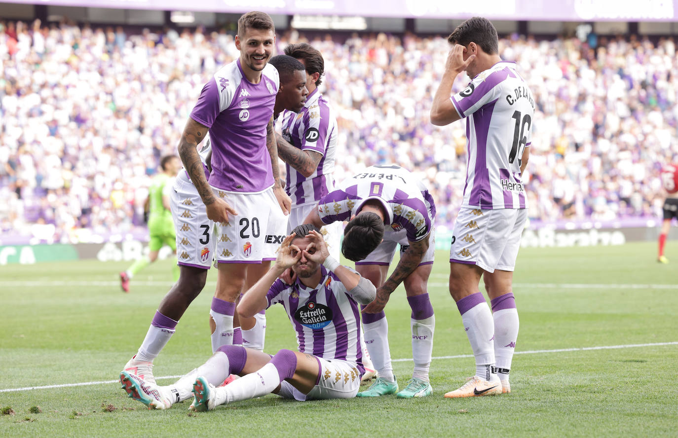 Las imágenes del partido entre el Real Valladolid y el Mirandés en Zorrilla (1/2)