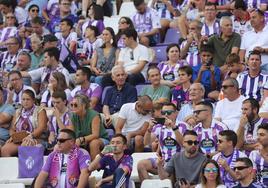 Aficionados en el estadio José Zorrilla