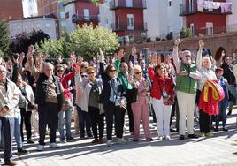 Concentración de vecinos del Carmen el 23 de septiembre para pedir más seguridad en el barrio.