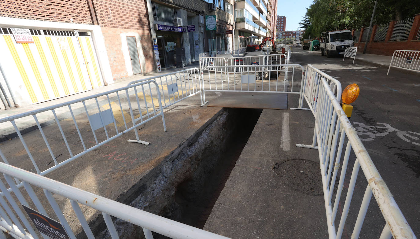 El centro de Palencia, tomado por las obras