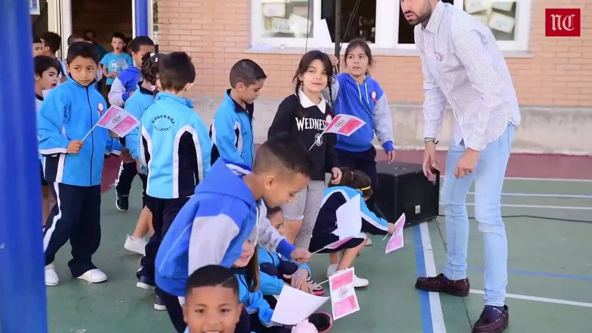 El colegio Virgen Niña de Valladolid festeja la Hispanidad