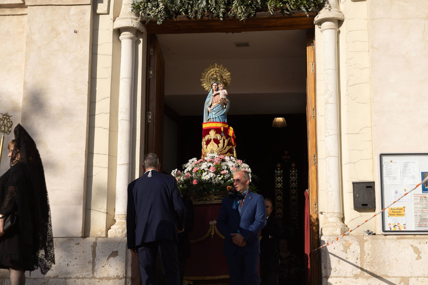 Las imágenes de la procesión de la patrona de Pilarica