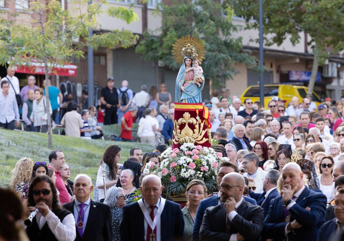 Las imágenes de la procesión de la patrona de Pilarica