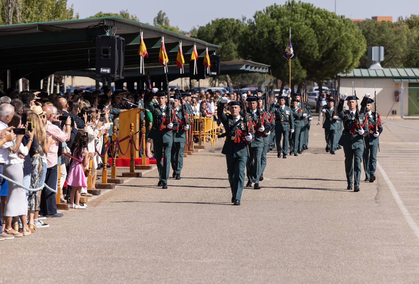 La celebración institucional del Día del Pilar en Valladolid