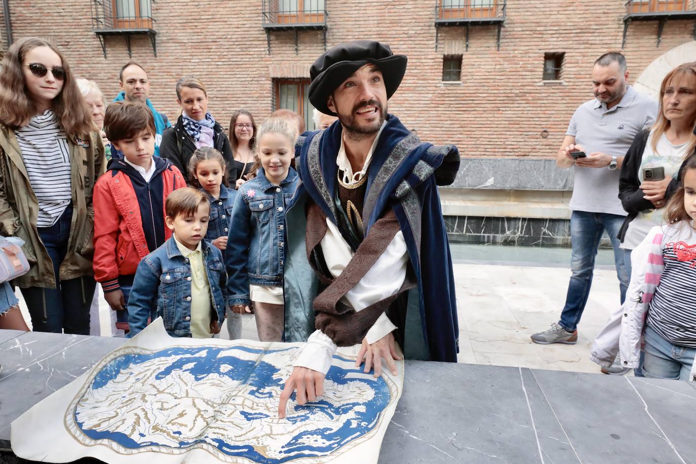 Valladolid navega con Colón por una ruta teatralizada el Día de la Hispanidad